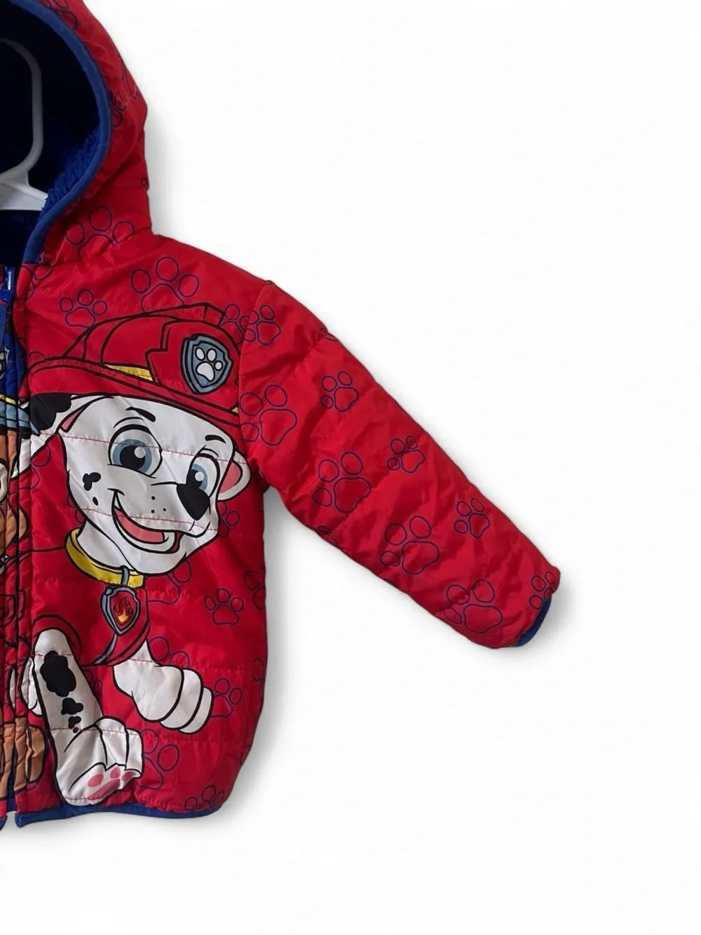 Toddler Boy 2T Paw Patrol Quilted Puffer Winter Jacket Toddler Coat Hood Zip Up